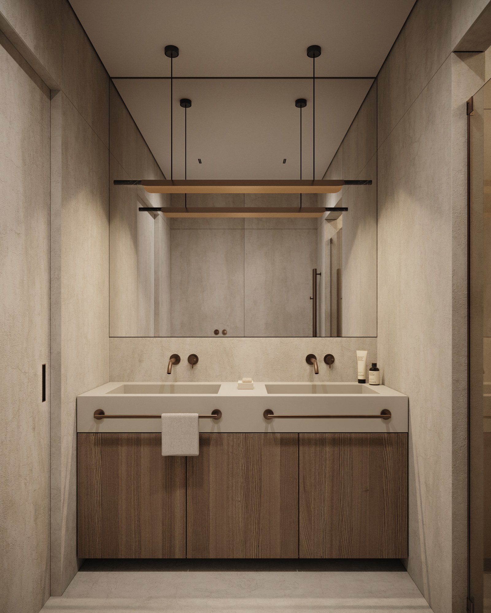 Bathroom beneath the roof
