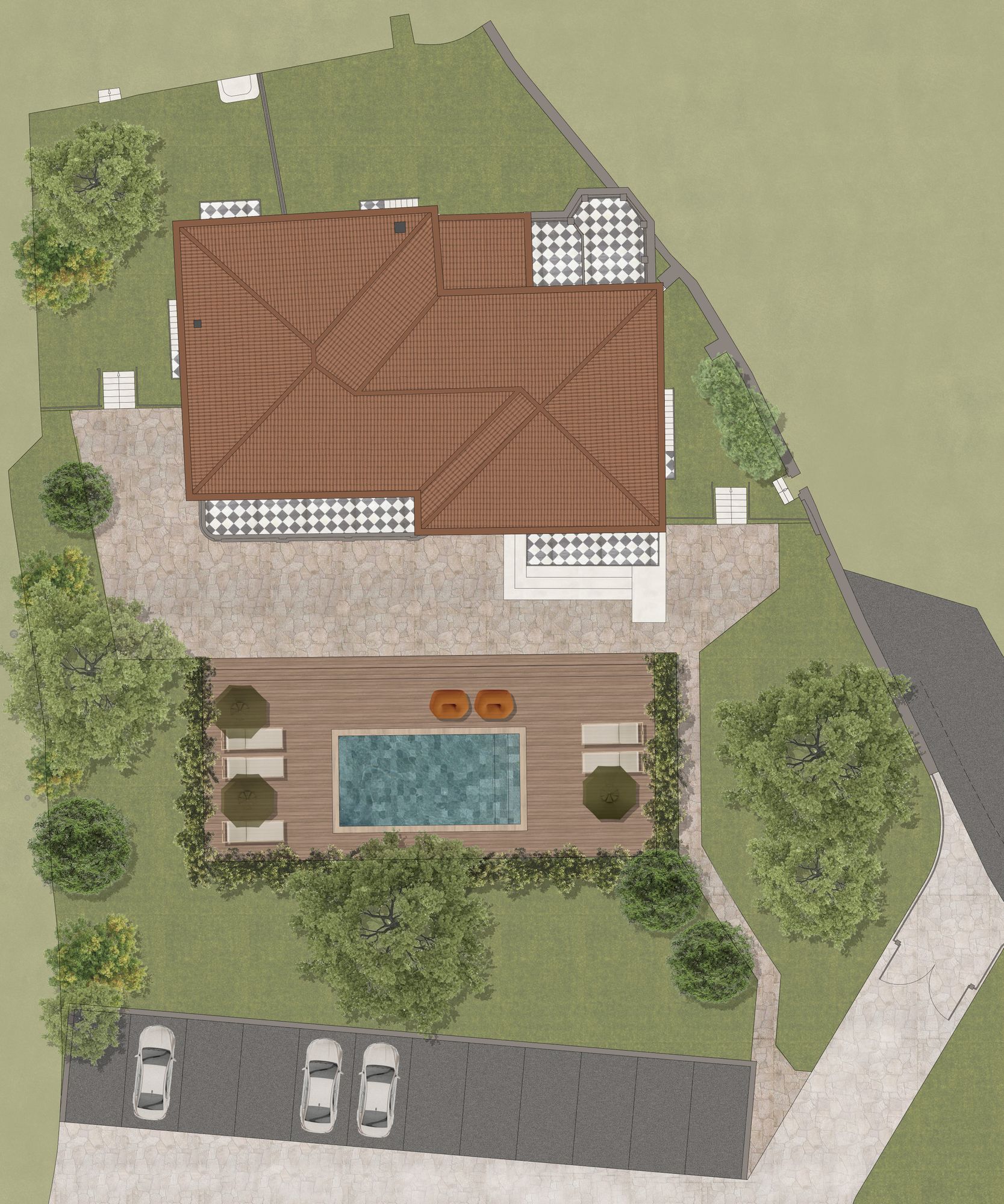 Architectural plan Planimetria generale