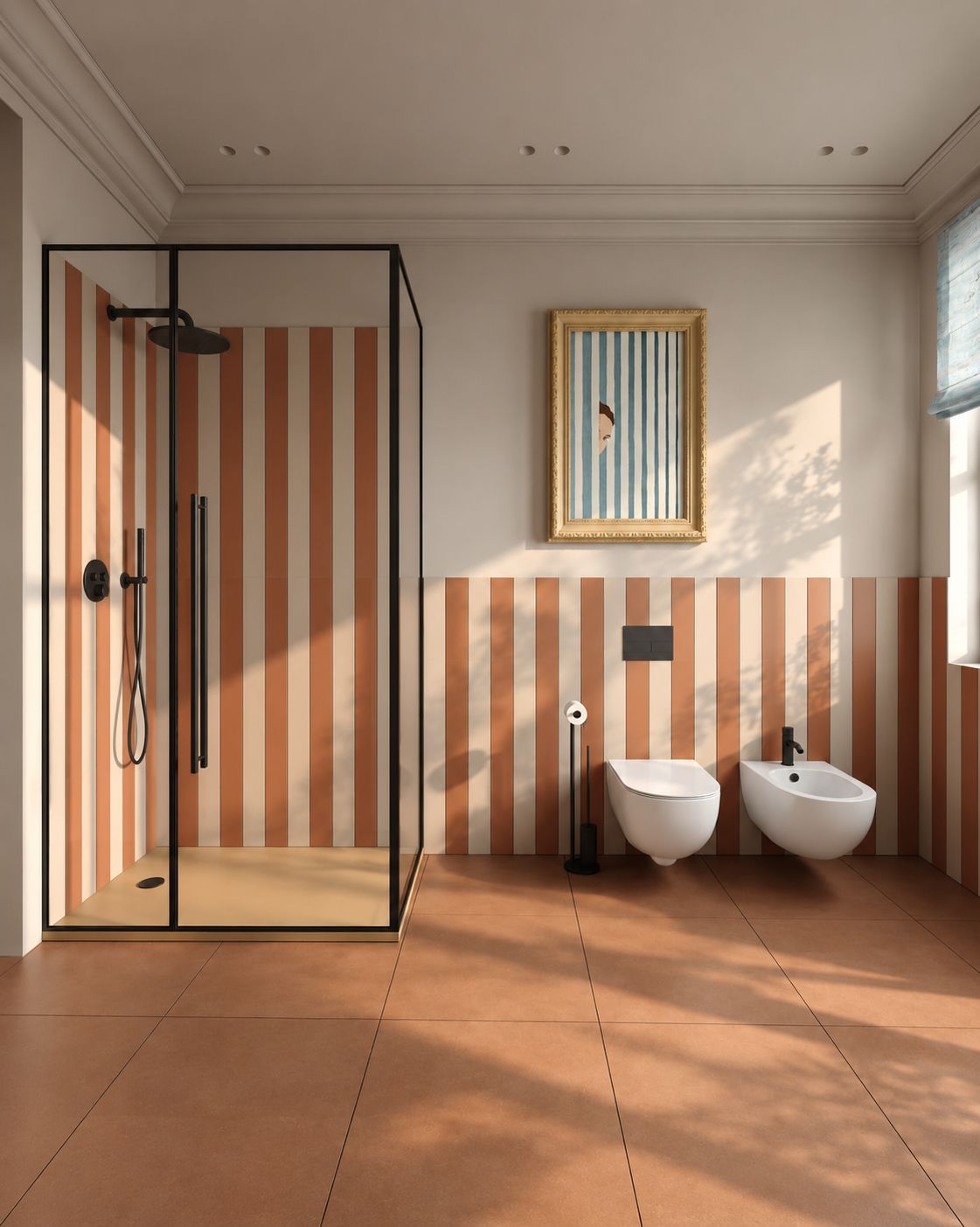 Bagno a righe