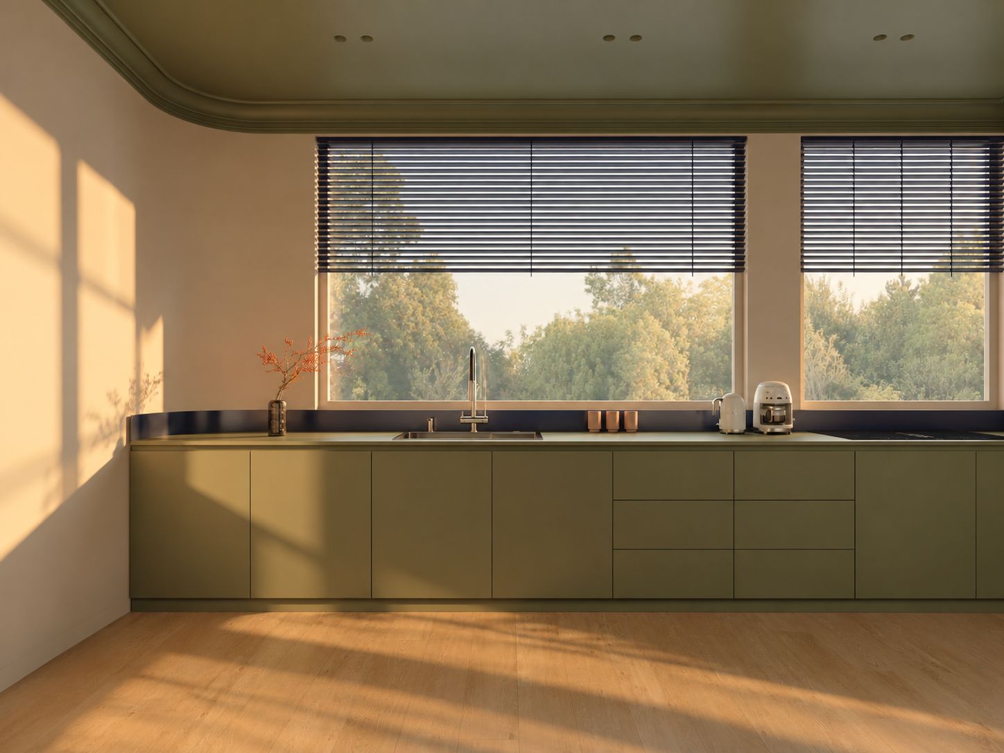 Cucina verde